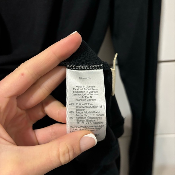 Madewell Brightside Finerib Crewneck Long-Sleeve Tee NWT - Picture 5 of 6